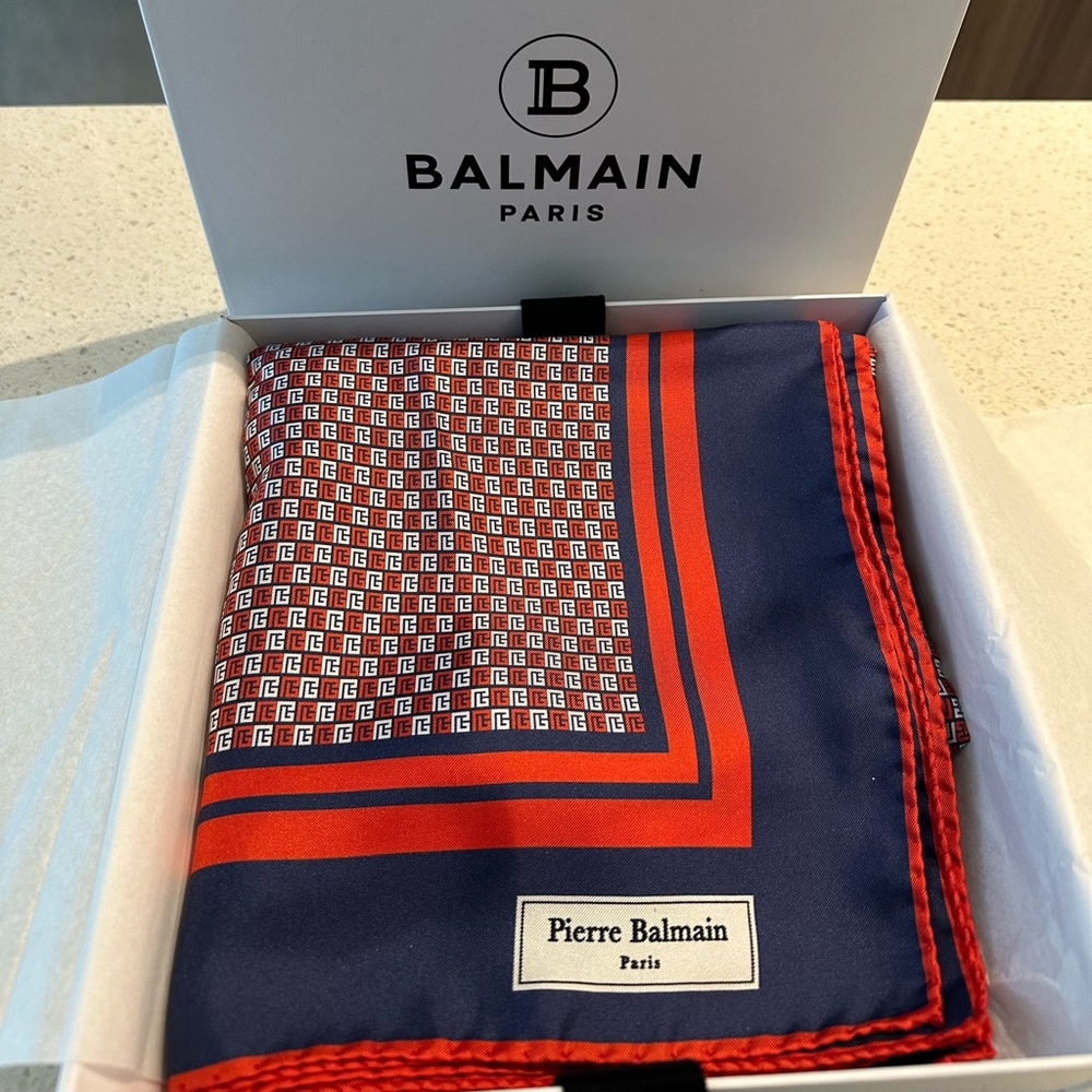 Balmain spring summer scarf, shawl wrap
